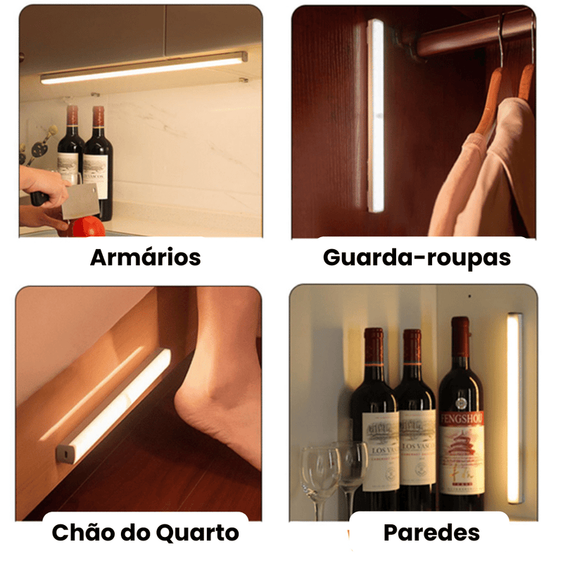 Luz de LED Luminária com Sensor de Movimento Ledmax®