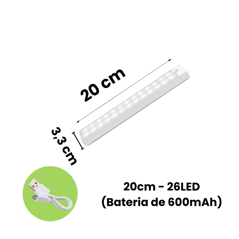 Luz de LED Luminária com Sensor de Movimento Ledmax®